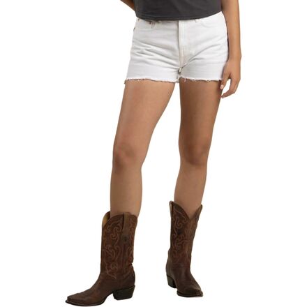 (取寄) レディース ハイライズ デニム ショート - ウィメンズ Sendero Provisions Co. women Ysleta High-Rise Denim Short - Women's Washed White