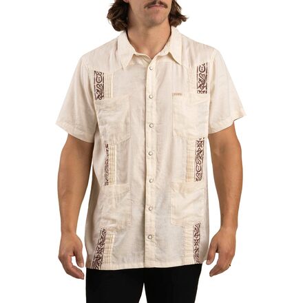 (取寄) メンズ シャツ - メンズ Sendero Provisions Co. men Caballero Guyabera Shirt - Men's Vintage White 15,067円
