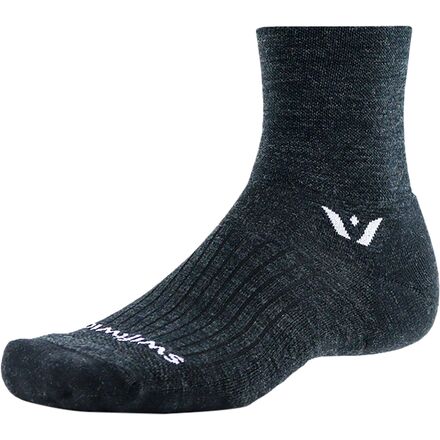 (取寄) スウィフトウィック パシュート クオーター クルー ハイ ソック Swiftwick Pursuit Quarter Crew High Sock Coal