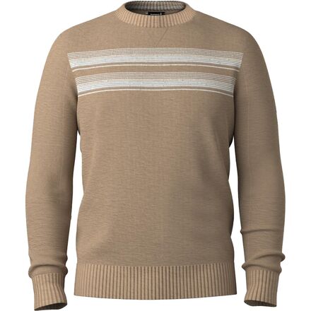 (取寄) スマートウール メンズ スパーウッド ストライプ クルー セーター - メンズ Smartwool men Sparwood Stripe Crew Sweater - Men's Toasted Coconut/Light Gray