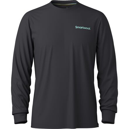 (取寄) スマートウール メンズ ゴンドラ ビュー ロング-スローブ グラフィック T-シャツ - メンズ Smartwool men Gondola View Long-Sleeve Graphic T-Shirt - Men's Black
