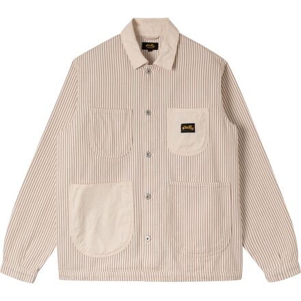 (取寄) カバーオール ジャケット Stan Ray Coverall Jacket Hickory Mix