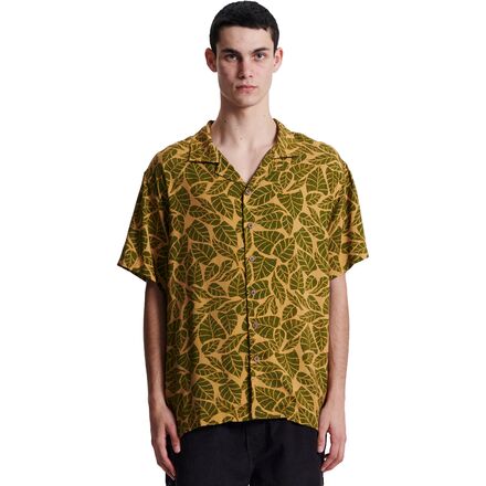 (取寄) クリティカルスライドソサイエティ メンズ スクラブ ショートスリーブ リゾート シャツ - メンズ The Critical Slide Society men Scrub Short-Sleeve Resort Shirt - Men's Tan｜ジェットラグ店