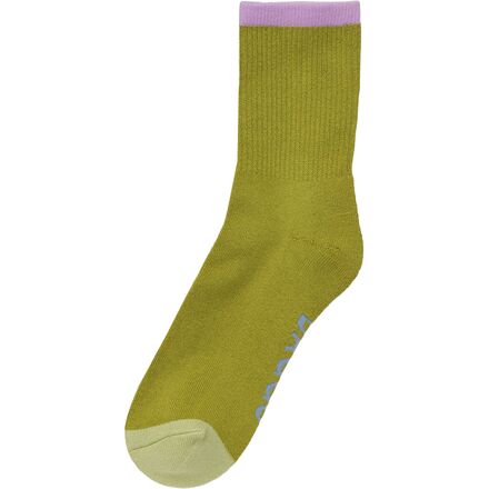 (取寄) バグー レディース リブド ソック - ウィメンズ BAGGU women Ribbed Sock - Women's Olive Mix