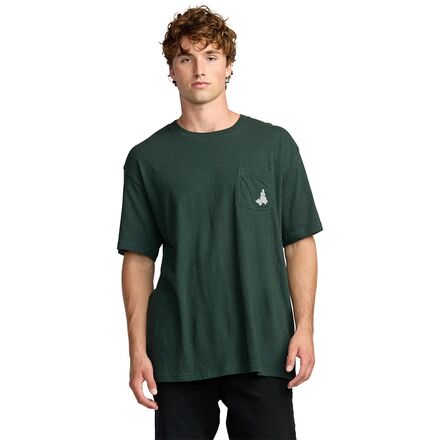 (取寄) ビラボン メンズ オースティン ガレージ レギュラー ポケット T-シャツ - メンズ Billabong men Austin Garage Regular Pocket T-Shirt - Men's Teal