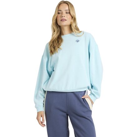 (取寄) ビラボン レディース サニベル ケンダル クルー フリース プルオーバー - ウィメンズ Billabong women Sanibel Kendal Crew Fleece Pullover - Women's Pool Blue｜ジェットラグ店
