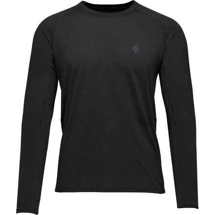 (取寄) ブラックダイヤモンド メンズ ライトワイヤー ロング-スローブ テック T-シャツ - メンズ Black Diamond men Lightwire Long-Sleeve Tech T-Shirt - Men's Black
