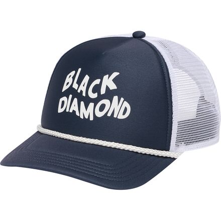(取寄) ブラックダイヤモンド フラッツ ビル トラッカー ハット Black Diamond Flat Bill Trucker Hat Charcoal/White Wavy Black Diamond