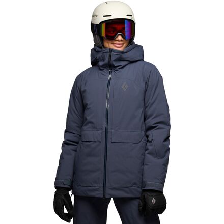 (取寄) ブラックダイヤモンド レディース ファクター インサレーテッド パーカー - ウィメンズ Black Diamond women Factor Insulated Parka - Women's Charcoal