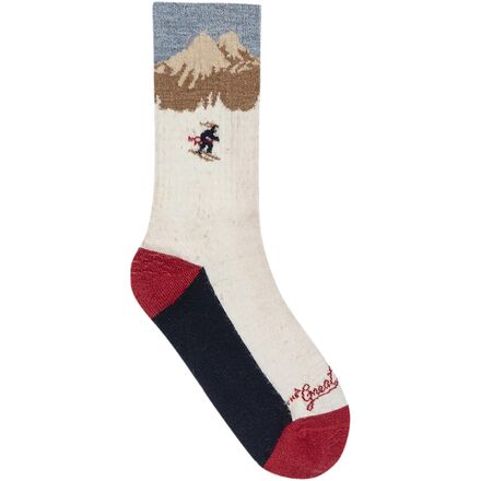 (取寄) グレートアウトドア ザ リッジ ランナー ソック The Great Outdoors The Ridge Runner Sock Cream Skiier