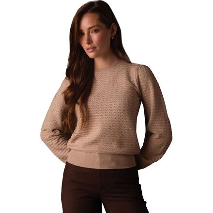 (取寄) ノーマルブランド レディース オリヴィア ポインテール クルー セーター - ウィメンズ The Normal Brand women Olivia Pointelle Crew Sweater - Women's Oatmeal