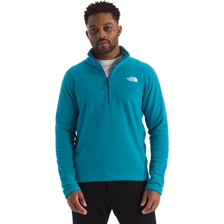 (取寄) ノースフェイス メンズ テクスチャー キャップ ロック 1/4-ジップ フリース ジャケット - メンズ The North Face men Textured Cap Rock 1/4-Zip Fleece Jacket - Men's Dusk Blue Heather|ジェットラグ店