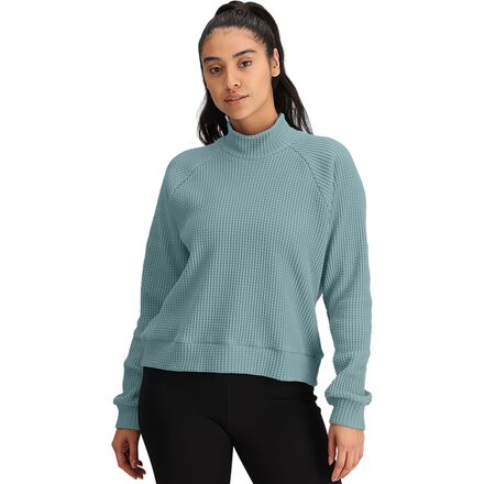 (取寄) ノースフェイス レディース モック ネック シャボー トップ - ウィメンズ The North Face women Mock Neck Chabot Top - Women's Blue Eclipse