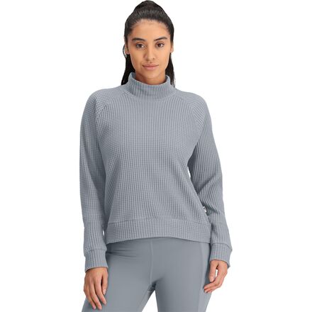 (取寄) ノースフェイス レディース モック ネック シャボー トップ - ウィメンズ The North Face women Mock Neck Chabot Top - Women's Blue Flax