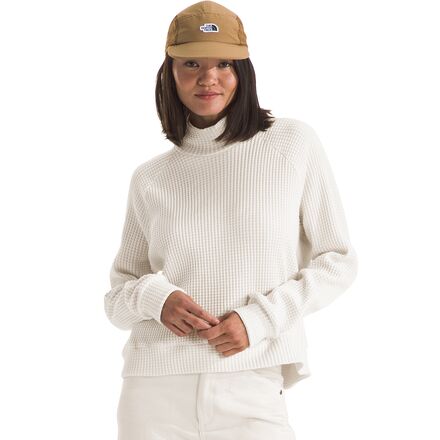 (取寄) ノースフェイス レディース モック ネック シャボー トップ - ウィメンズ The North Face women Mock Neck Chabot Top - Women's White Dune