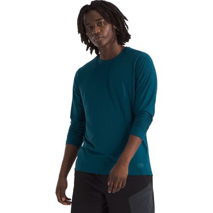 (取寄) ノースフェイス メンズ デューン スカイ ロング-スローブ クルー - メンズ The North Face men Dune Sky Long-Sleeve Crew - Men's Midnight Petrol
