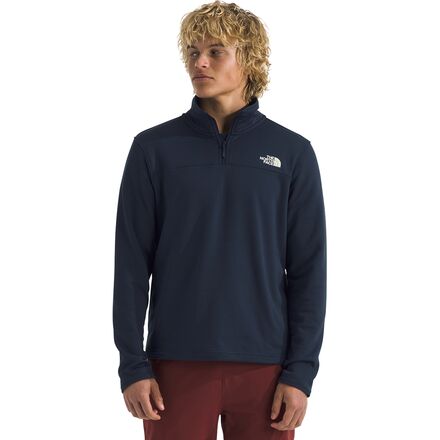(取寄) ノースフェイス メンズ シーダー トレイル グリッド フリース 1/4-ジップ ジャケット - メンズ The North Face men Cedar Trail Grid Fleece 1/4-Zip Jacket - Men's Summit Navy