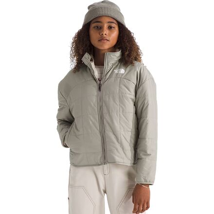 (取寄) ノースフェイス ガールズ リバーシブル シャスタ フル-ジップ ジャケット - ガールズ The North Face girls Reversible Shasta Full-Zip Jacket - Girls' Clay Grey