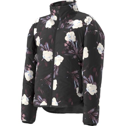 (取寄) ノースフェイス ガールズ リバーシブル シャスタ フル-ジップ ジャケット - ガールズ The North Face girls Reversible Shasta Full-Zip Jacket - Girls' TNF Black Winter Flowers Print/Foil