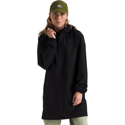 (取寄) ノースフェイス レディース デイブレイク ミッド レイン パーカー - ウィメンズ The North Face women Daybreak Mid Rain Parka - Women's TNF Black|ジェットラグ店