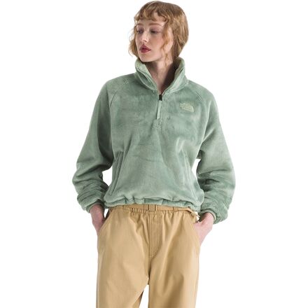 (取寄) ノースフェイス レディース オシト ラックス 1/4-ジップ ジャケット - ウィメンズ The North Face women Osito Lux 1/4-Zip Jacket - Women's Slate Moss