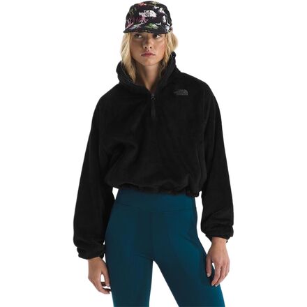 (取寄) ノースフェイス レディース オシト ラックス 1/4-ジップ ジャケット - ウィメンズ The North Face women Osito Lux 1/4-Zip Jacket - Women's TNF Black｜ジェットラグ店