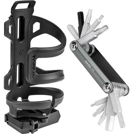 (取寄) トピーク デュアルサイド ケージ プロ + ツールボックス N11 Topeak DualSide Cage Pro + ToolBox N11 Black|ジェットラグ店