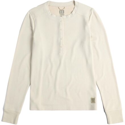 (取寄) トポデザイン レディース グローバル ワッフル ヘンリー - ウィメンズ Topo Designs women Global Waffle Henley - Women's Bone White|ジェットラグ店
