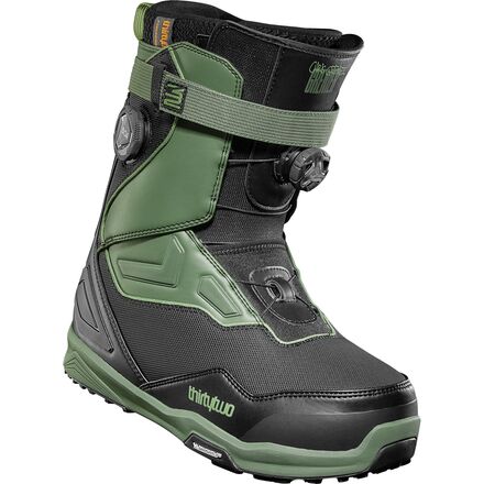 (取寄) サーティーツー TM-2 Xlt ダブル ボア グルニエ スノーボード ブーツ - ThirtyTwo TM-2 XLT Double Boa Grenier Snowboard Boot - 2026 Black/Green