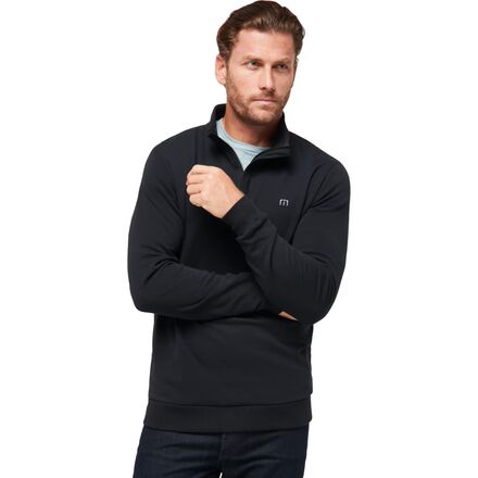 (取寄) トラヴィスマシュー メンズ クラウド クオーター ジップ 2.0 - メンズ TravisMathew men Cloud Quarter Zip 2.0 - Men's Black
