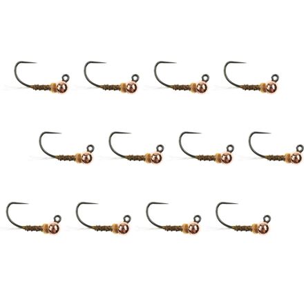 (取寄) アンプカ フレンチ ジグ スレッド 12-パック Umpqua Frenchie Jig Thread 12-Pack Brown
