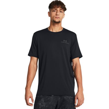 (取寄) アンダーアーマー メンズ バニッシュ エナジー ショートスリーブ シャツ - メンズ Under Armour men Vanish Energy Short-Sleeve Shirt - Men's Black｜ジェットラグ店