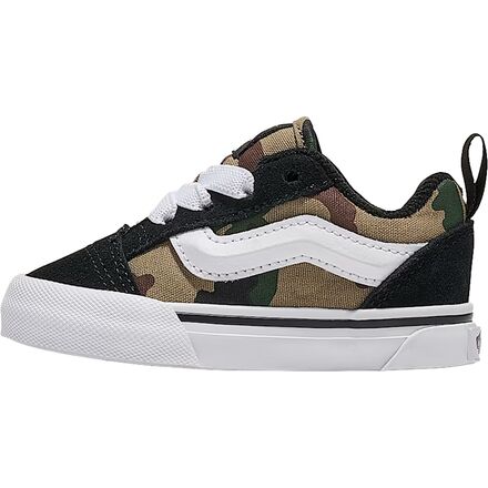 (取寄) バンズ トドラー クヌ スクール エラスティック レース シューズ - トッドラー Vans toddler Knu Skool Elastic Lace Shoe - Toddlers' Camo Black/Green