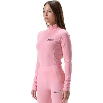 (取寄) ホワイトスペース レディース メリノ モック ネック トップ - ウィメンズ WHITESPACE women Merino Mock Neck Top - Women's Pink Icing 23,599円