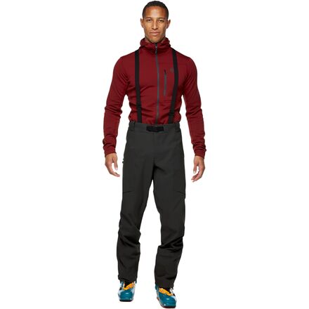 (取寄) ブラックダイヤモンド メンズ ドーン パトロール ソフトシェル パンツ - メンズ Black Diamond men Dawn Patrol Softshell Pant - Men's Black