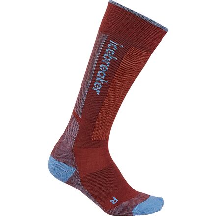 (取寄) アイスブレイカー レディース メリノ スキー+ ミディアム Otc ソック - ウィメンズ Icebreaker women Merino Ski+ Medium OTC Sock - Women's Port/Baja/Cedar Wood