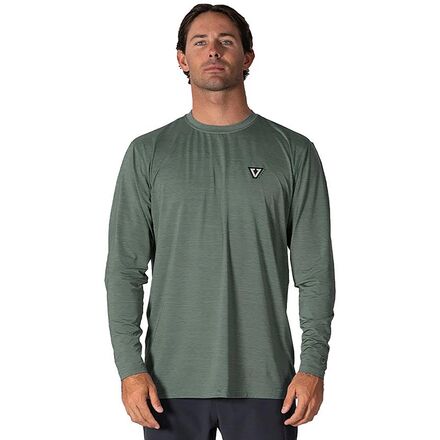 (取寄) ヴィスラ メンズ ツイステッド エコ ロング-スローブ シャツ - メンズ Vissla men Twisted Eco Long-Sleeve Shirt - Men's Army Heather｜ジェットラグ店