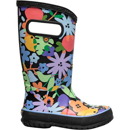 (取寄) ボグス リトルキッズ レインブーツ - リトル キッズ Bogs little kids O-Flower Rainboot - Little Kids' Black Multi