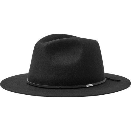(取寄) ブリクストン ウェズリー フェドラ Brixton Wesley Fedora Black