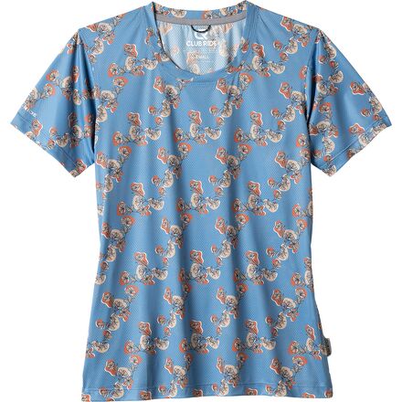 (取寄) クラブライドアパレル レディース スパイア テック T-シャツ - ウィメンズ Club Ride Apparel women Spire Tech T-Shirt - Women's Mellow Buff Floral