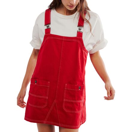 (取寄) フリーピープル レディース オーバーオール スモック ミニ ドレス - ウィメンズ Free People women Overall Smock Mini Dress - Women's Heart Eyes