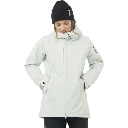 (取寄) サロモン レディース パフ ジャケット - ウィメンズ Salomon women Bashley Puff Jacket - Women's Misty Blue｜ジェットラグ店