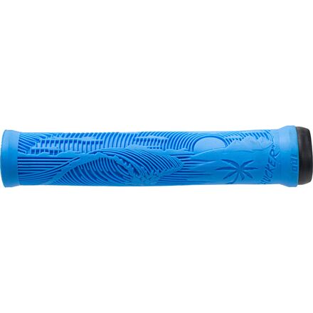 (取寄) ODI フランジレス ハッカー グリップス ODI Flangeless Hucker Grips Blue