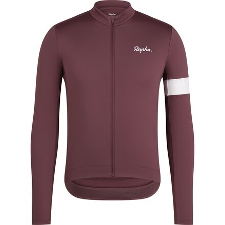 (取寄) ラファ メンズ コア サーマル ロング スリーブ ジャージ - メンズ Rapha men Core Thermal Long Sleeve Jersey - Men's Huckleberry/White Alyssum