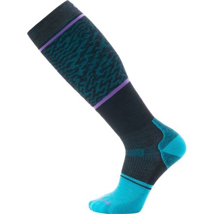 (取寄) スマートウール スノーボード ターゲッティド クッション レトロ ライン Otc ソック Smartwool Snowboard Targeted Cushion Retro Line OTC Sock Black