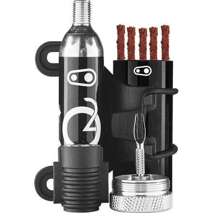(取寄) クランクブラザース シガー ツール プラグ キット + CO2 ヘッド Crank Brothers Cigar Tool Plug Kit + CO2 Head Black_Silver｜ジェットラグ店