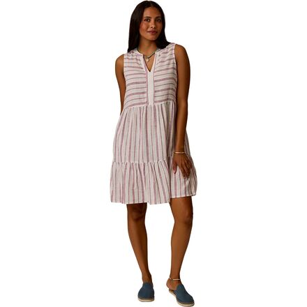(取寄) カーヴ デザイン レディース ネリー リネン ドレス - ウィメンズ Carve Designs women Nellie Linen Dress - Women's Kentucky Stripe｜ジェットラグ店