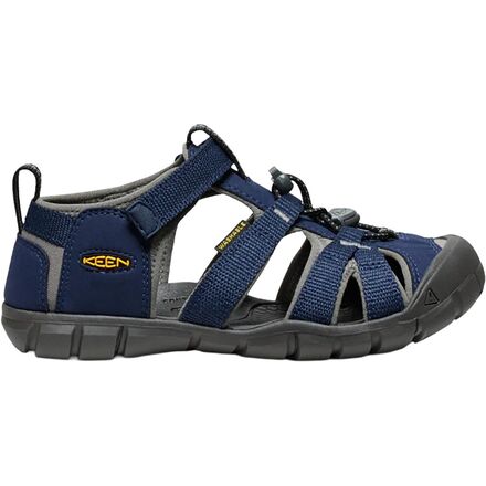 (取寄) キーン キッズ シーキャンプ リ シーエヌエックス サンダル - キッズ KEEN kids Seacamp II CNX Sandal - Kids' Naval Academy_Drizzle｜ジェットラグ店