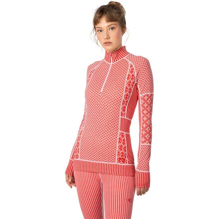 (取寄) カリトラ レディース スメッカー 1/2-ジップ トップ - ウィメンズ Kari Traa women Smekker 1/2-Zip Top - Women's Gum|ジェットラグ店