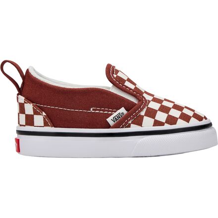 (取寄) バンズ トドラー スリッポン V シューズ - トッドラー Vans toddler Slip-On V Shoe - Toddlers' Color Theory Checkerboard Rust｜ジェットラグ店